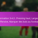 Formation 4-2-3-1 : Contrôle du milieu de terrain, Jeu sur les ailes, Options de marquage dans le football offensif